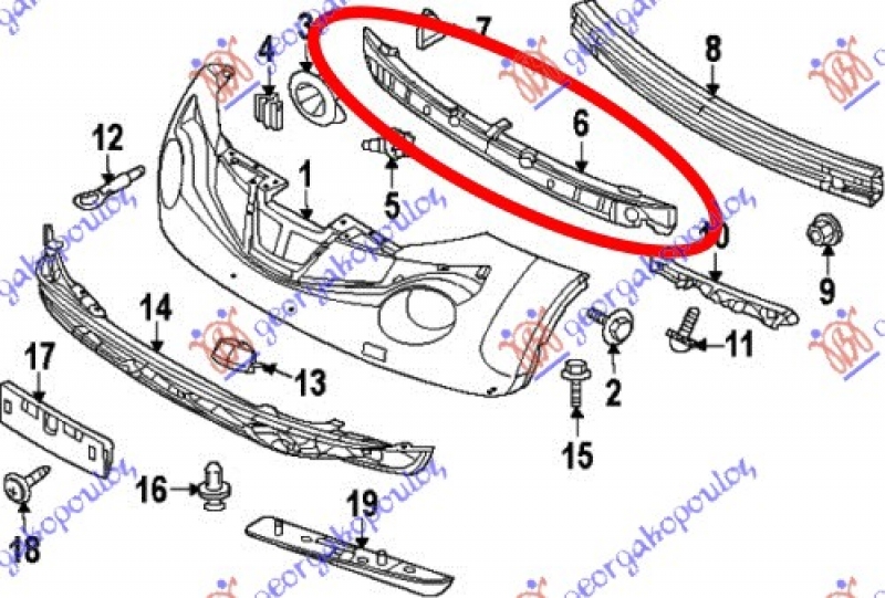 ABSORBER PREDNJEG BRANIKA