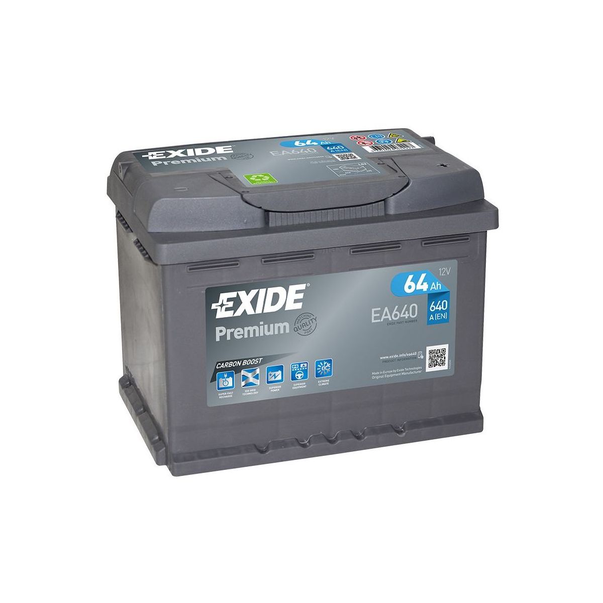 Akumulator Exide premium EA640