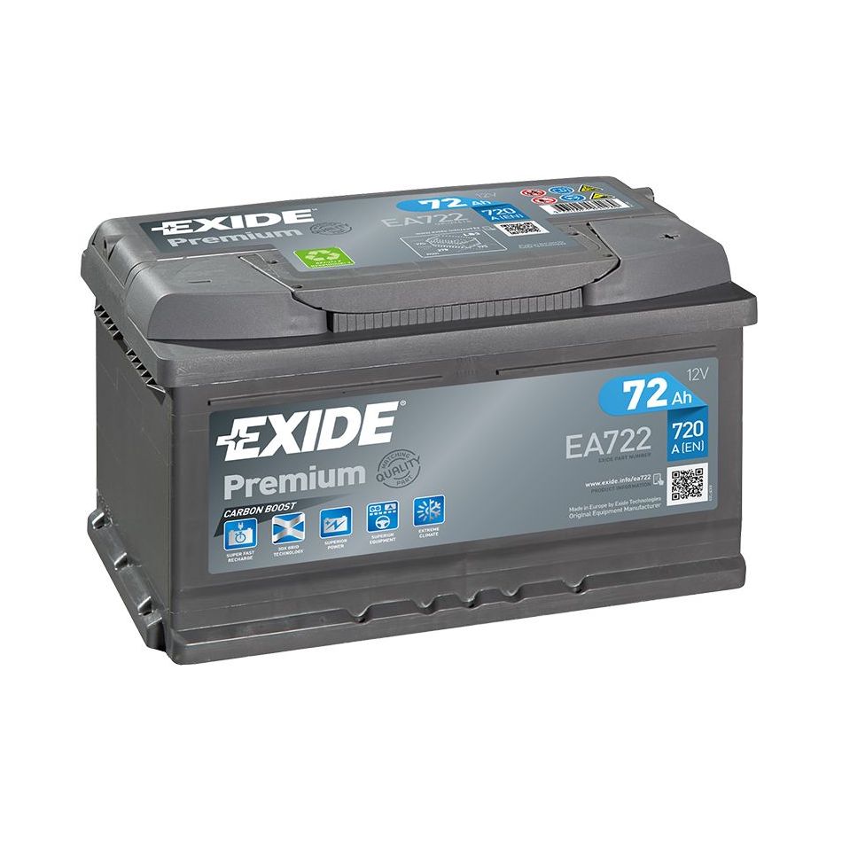 Akumulator EXIDE PREMIUM 72 Ah D+ 