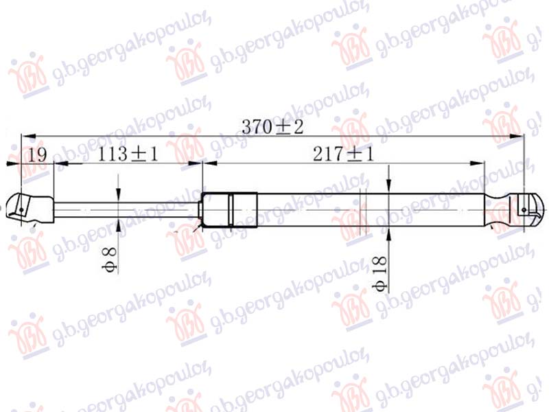 AMORTIZER HAUBE (370L-250N)