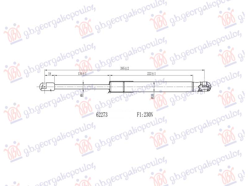 AMORTIZER HAUBE (396L-230N)