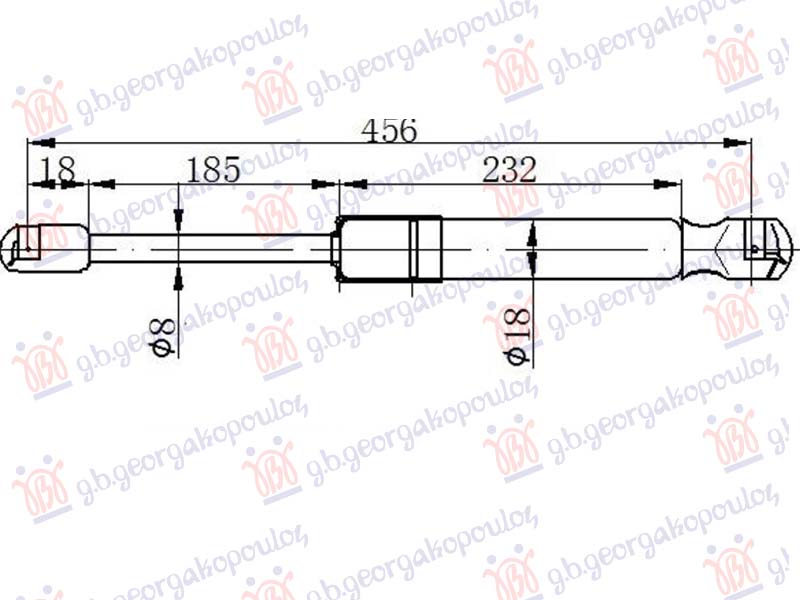 AMORTIZER HAUBE (457L-420N)