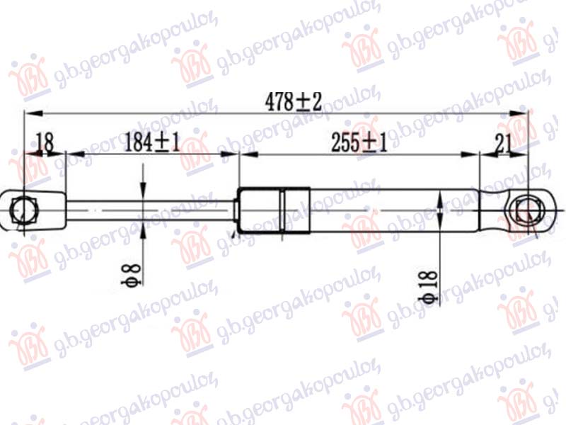 AMORTIZER HAUBE (479L-300N)