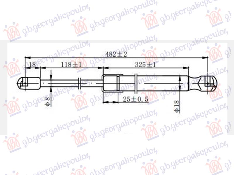 AMORTIZER HAUBE (482L-385N)