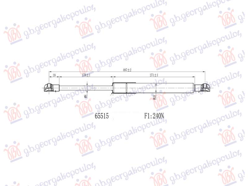 AMORTIZER HAUBE (487L-240N)