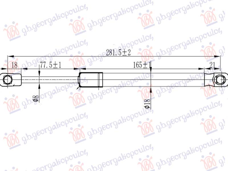 AMORTIZER HAUBE (M3) (282L-430N)