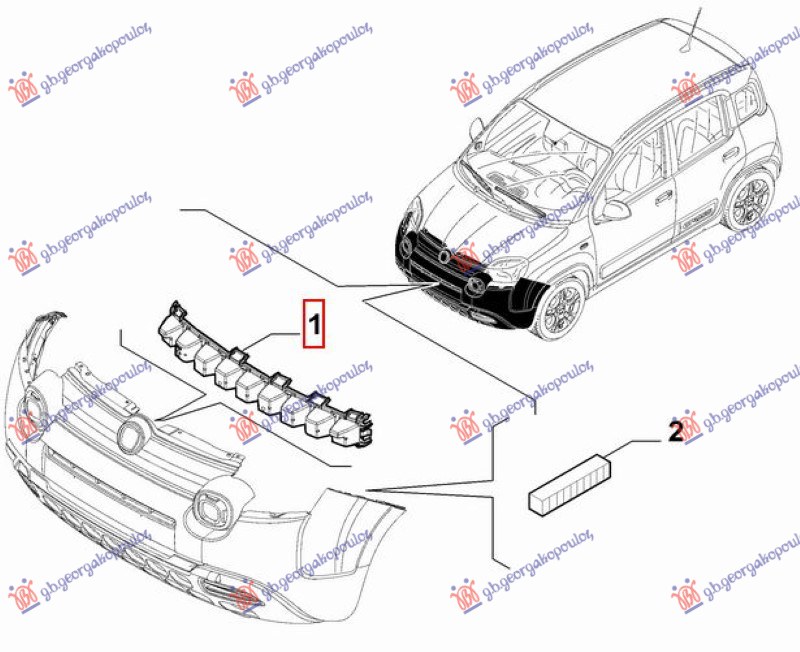 APSORBER PREDNJEG BRANIKA (CROSS) (O)