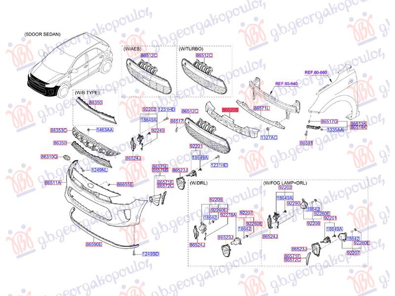 APSORBER PREDNJEG BRANIKA (O)