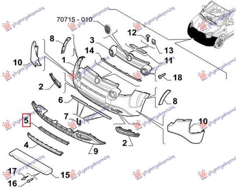 CENTRALNA RESETKA (CROSS) (O)