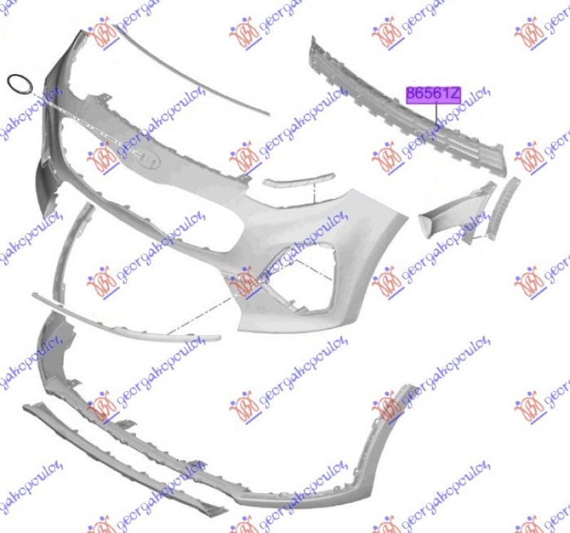 CENTRALNA RESETKA PREDNJEG BRANIKA DONJA