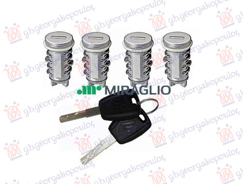 CILINDAR BRAVE (6 KOM) (4 CILINDRA - 2 KLJUCA) (CRNI TIP KLJUCA)