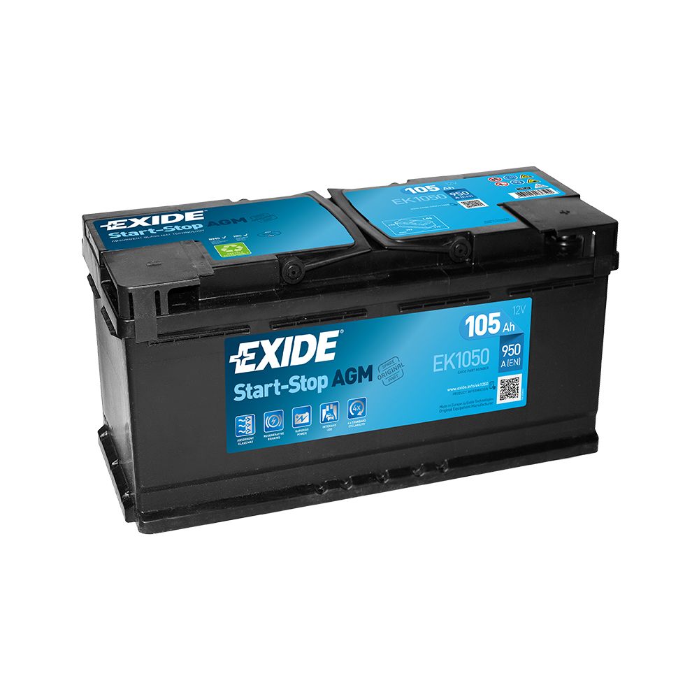 Akumulator EXIDE START STOP AGM 105Ah EK1050