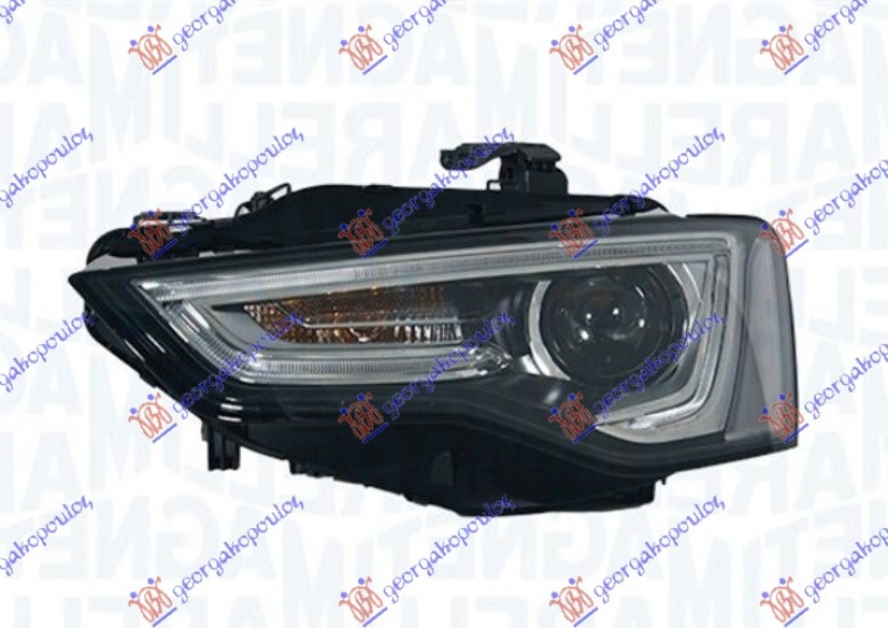 FAR Bi-XENON CRNI SA LED DNEVNIM SVETLOM (MARELLI)