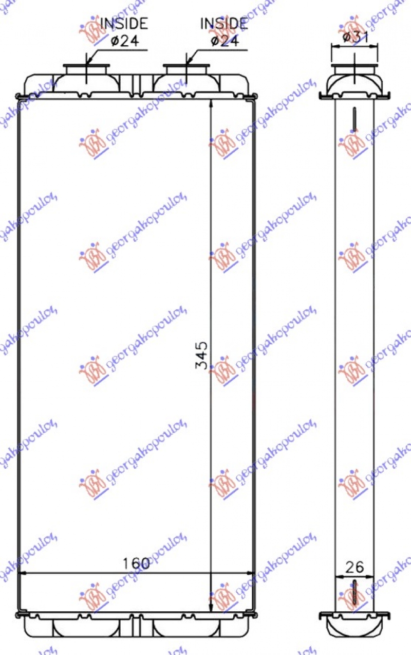 GREJAC KABINE (BR) (345x160x26)