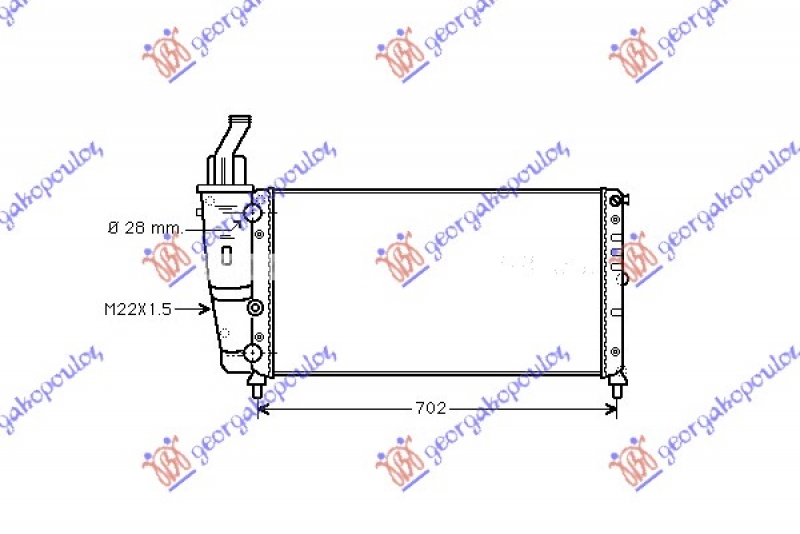HLAD (85)1.2 16V 97-(63.2x32.2)GT TUR.SA