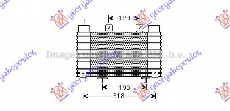 HLAD INTERCOOLER 2.5-3.0 TDCi (245x198)