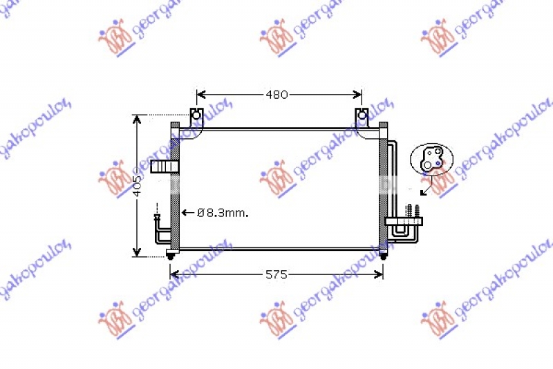 HLAD KLIME 1.8i 8V-1.5i 16(53.5x34.5x20)
