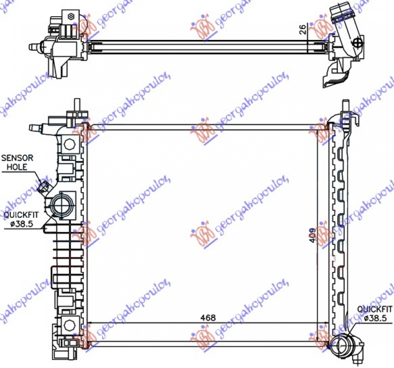 HLAD MOT.1.3-1.7 CDTi (47x42.8) MAN.KOYO