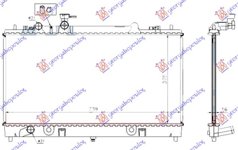 HLAD. MOTORA 1.8-2.0-2.3 BEN MAN -05