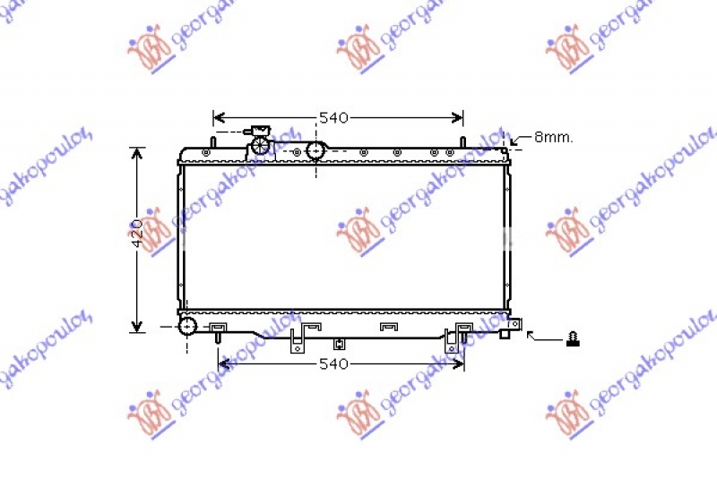 HLAD.KLIME 03-05 1.6-2.0-2.0T(69x32.5x1.