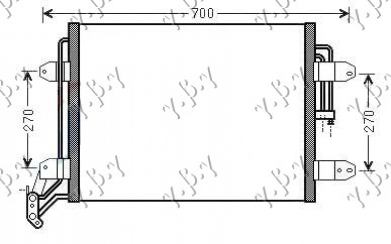 HLAD.KLIME 1.4-2.0BEN 2.0DIZ 540x450x16)