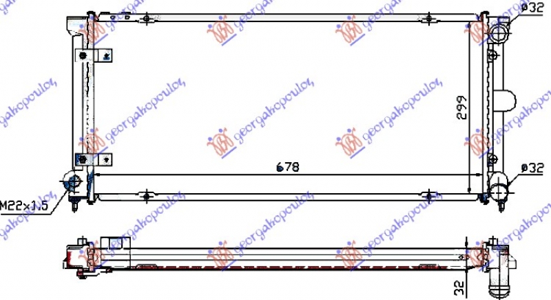 HLAD.MOT.BEN-DIZ +/-A/C(675x320x34)VALE