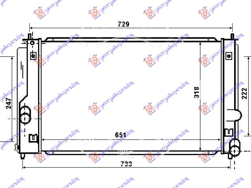 HLADNJAK 1.8 16V VVTI(65x31.8)