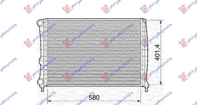 HLADNJAK 1.8-2.0 16V-2.0 JTS(58x40)BENZI