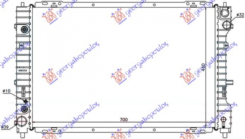 HLADNJAK 3.0i-24V (69.7X46.7) M/A