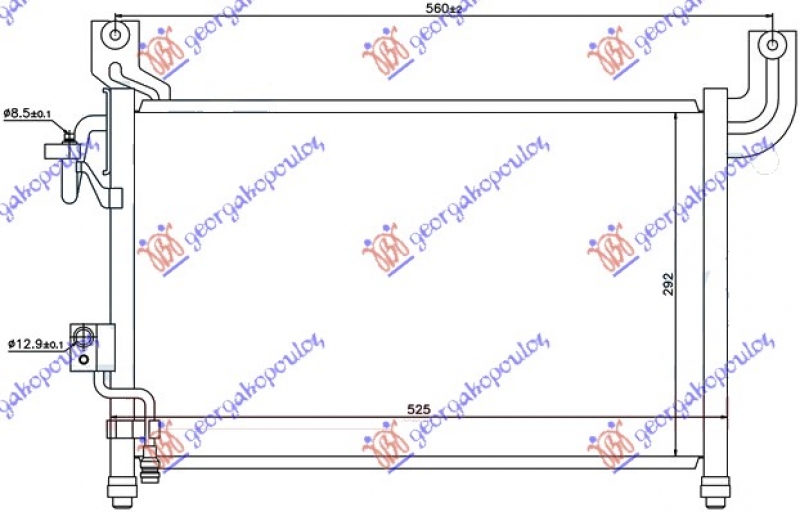 HLADNJAK A/C DIZEL (52.7x33.9x17)