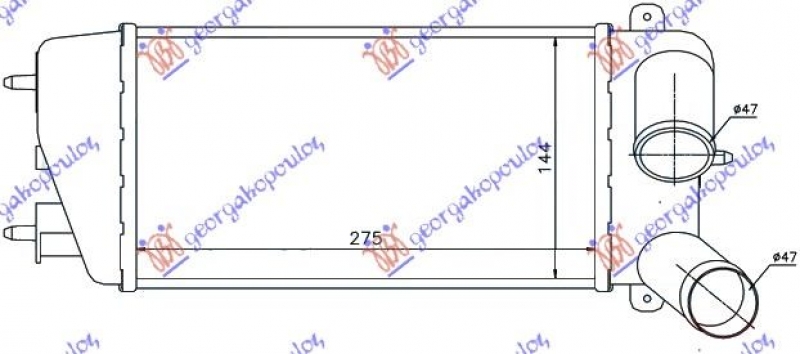 HLADNJAK INTER.1.4HDi (275x147x64)