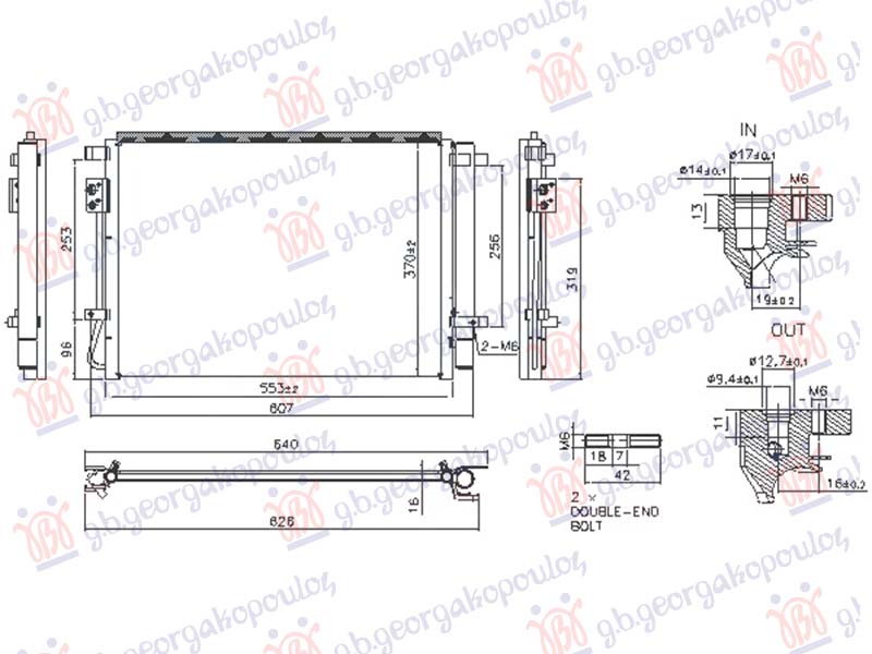 HLADNJAK KLIME 1.2 BENZIN/PETROL (512x359x16)