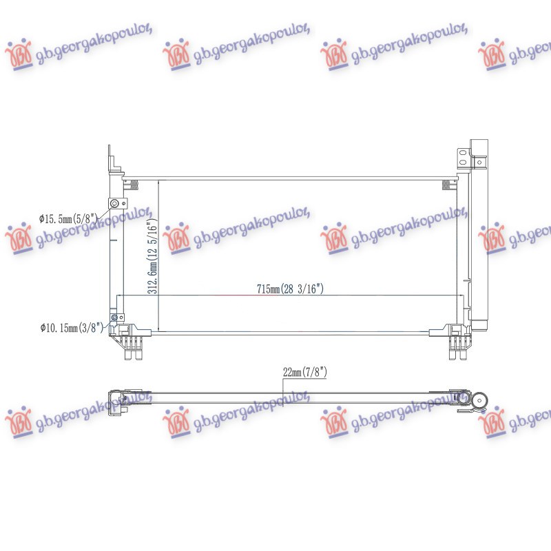 HLADNJAK KLIME 3.6 (450H) BENZIN/HIBRID (695x315)
