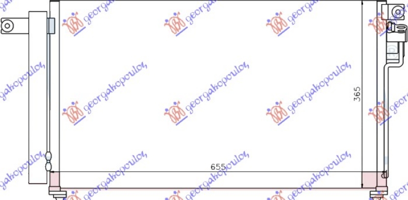 HLADNJAK KLIME BENZIN (62^36^16)