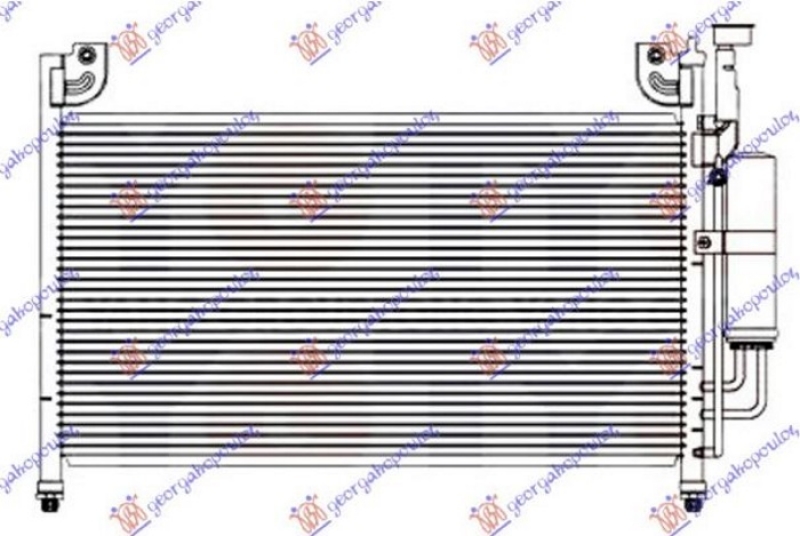 HLADNJAK KLIME BENZIN/DIZEL (575x335x16) (MARELLI)