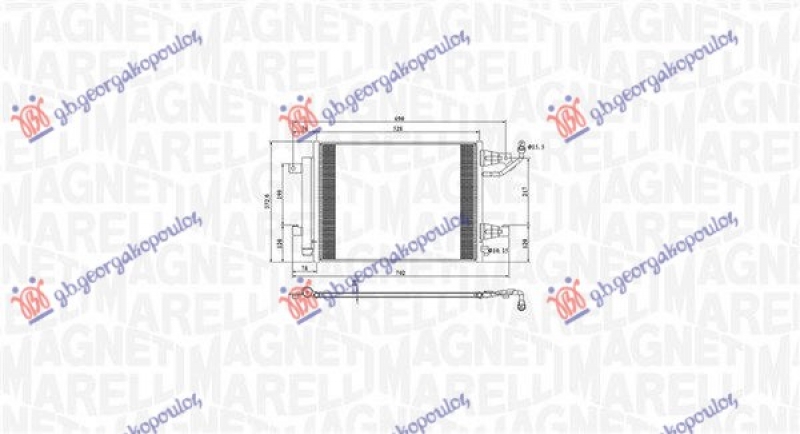 HLADNJAK KLIME ZA SVE MODELE (520x375) (MARELLI)
