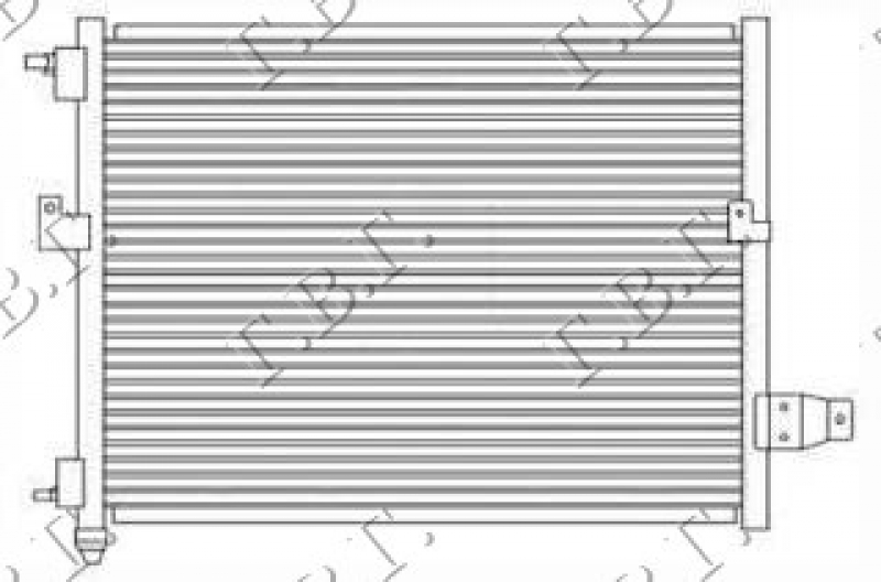 HLADNJAK KLIME1.0i-1.1i 12V (39.5x34.2)