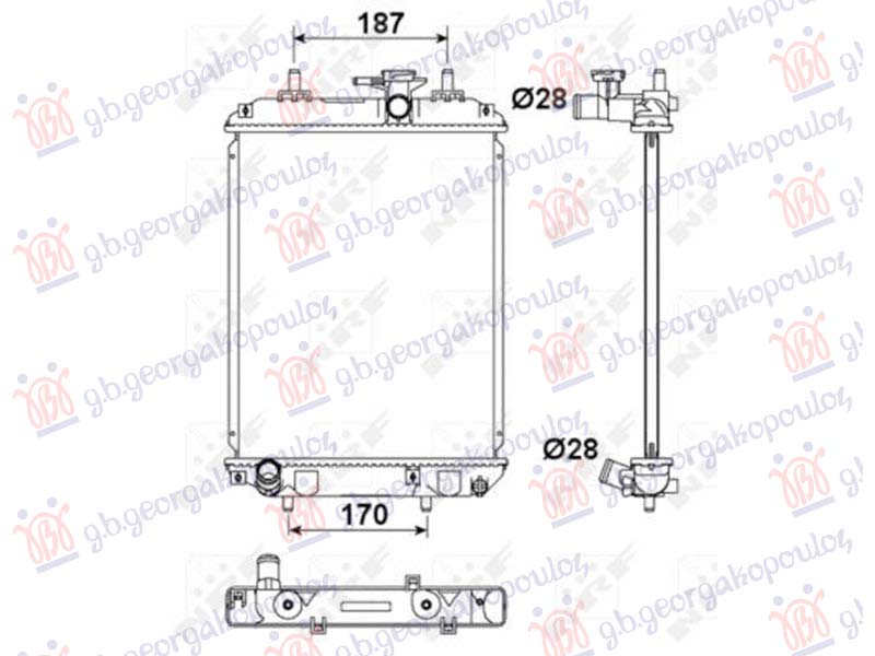 HLADNJAK MOTORA 1.0/1.3/1.5 BENZIN (400x312)