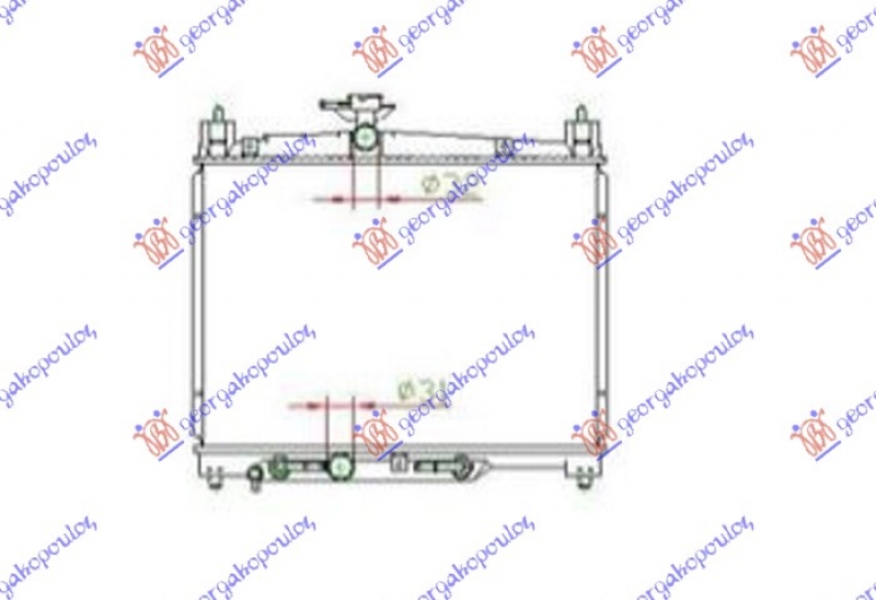 HLADNJAK MOTORA 1.0i 16V Vti (AUTO) (35x49) (KOYO)