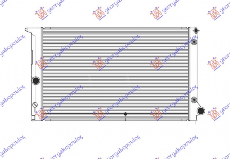 HLADNJAK MOTORA 1.3/1.4/1.6/1.8 BENZIN (AUTOMATSKI) (600x375) (KOYO)