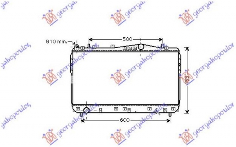 HLADNJAK MOTORA 1.4/1.6/1.8i 16V 2.0 TDCi (70x37) (KOYO)