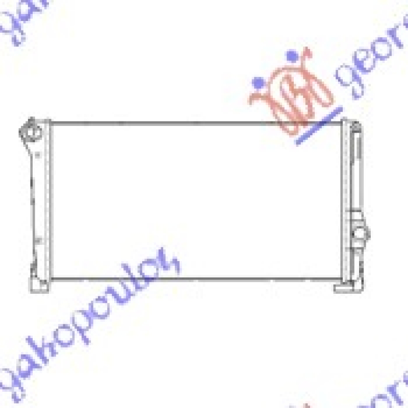 HLADNJAK MOTORA 1.4i 16V (+/-AC) (58x30.5) (MARELLI)