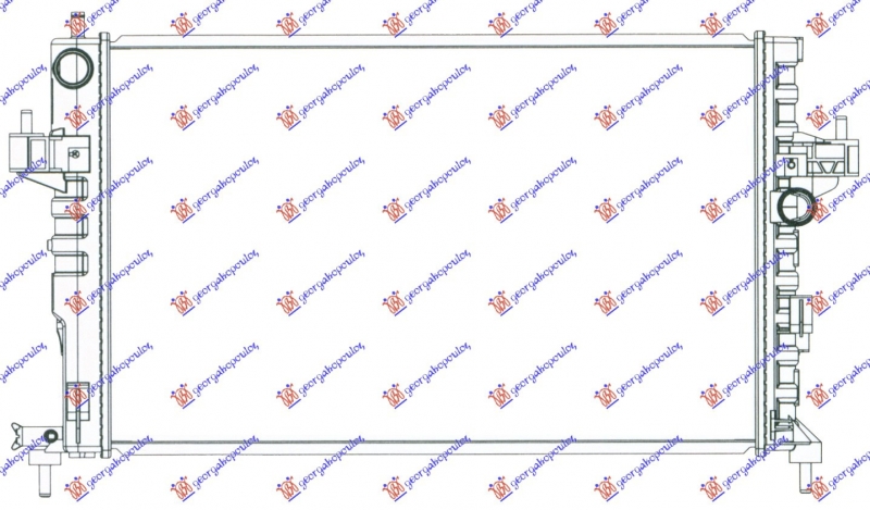 HLADNJAK MOTORA 1.7DI 1.7DTI (60x35) (VALEO)