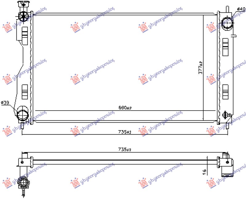 HLADNJAK MOTORA 2.0 BENZIN/HIBRID (660x377) (NRF)