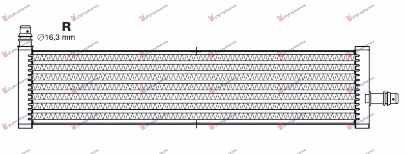 HLADNJAK MOTORA 2.0/3.0/4.4 BENZIN (MAN/AUTO) (500x110x16)