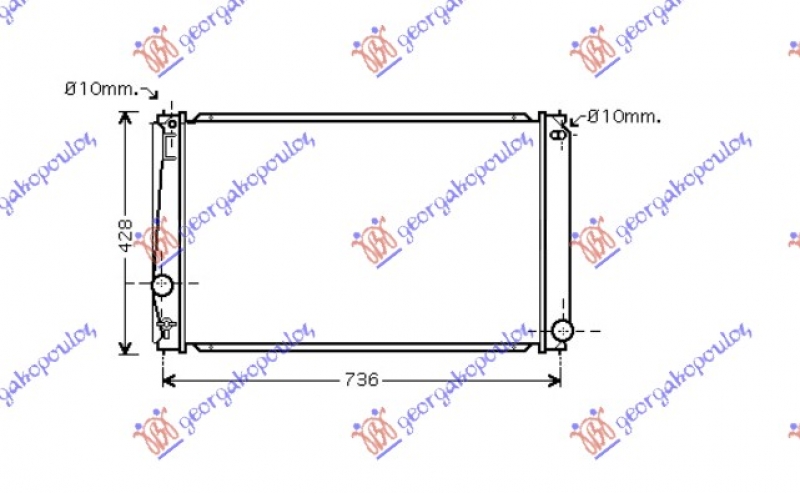 HLADNJAK MOTORA 2.0I VVTI (MAN/AUTO) (+/-AC) (673x415) (VALEO)