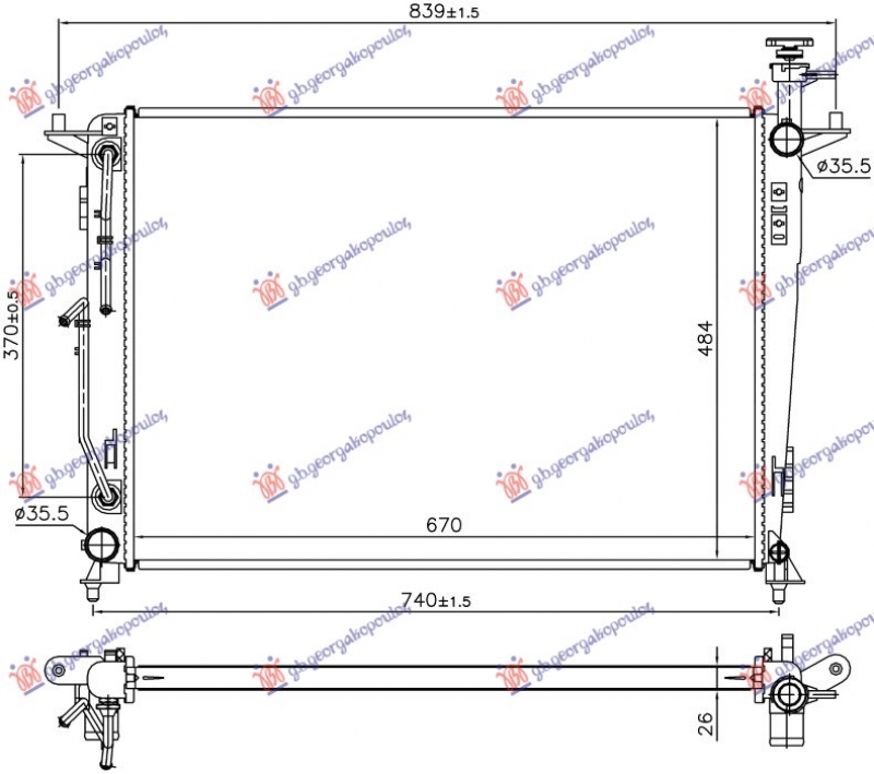 HLADNJAK MOTORA 2.4 BENZIN (AUTO) (670x468)