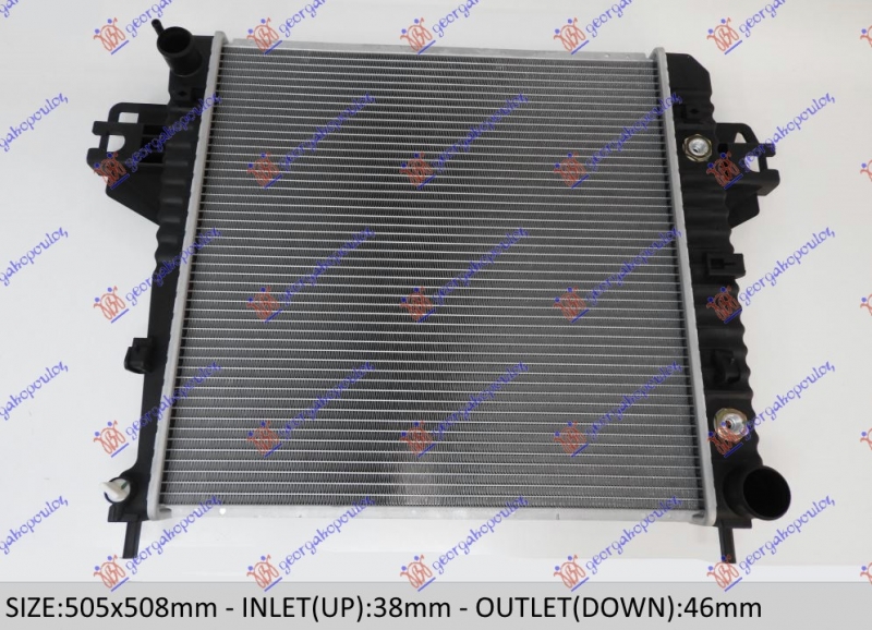 HLADNJAK MOTORA 3.7 V6 BENZIN (AUTO) (+/-AC) (50.5x50.8) (NRF)