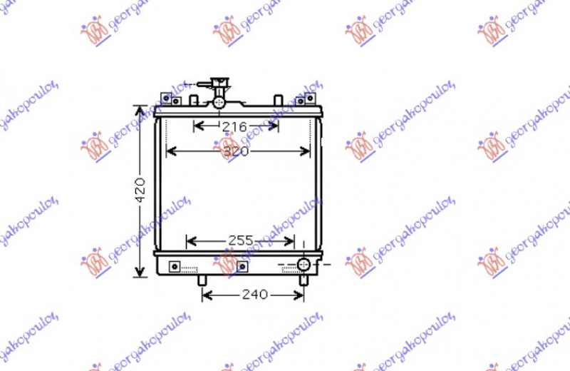 HLADNJAK MOTORA +/- AC (34.8x36)