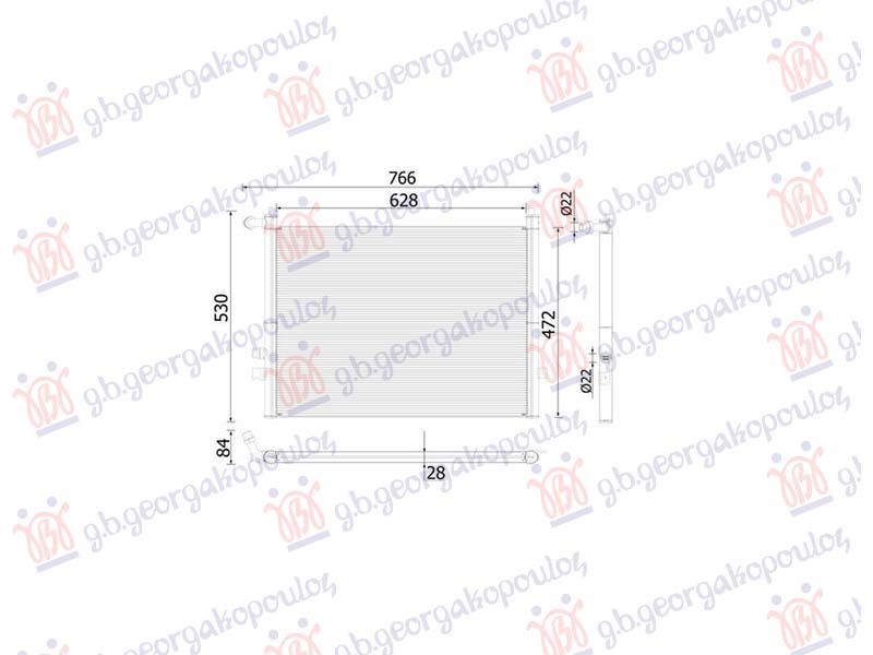 HLADNJAK MOTORA DODATNI 4.4 BENZIN - 3.0 DIZEL (628x472)